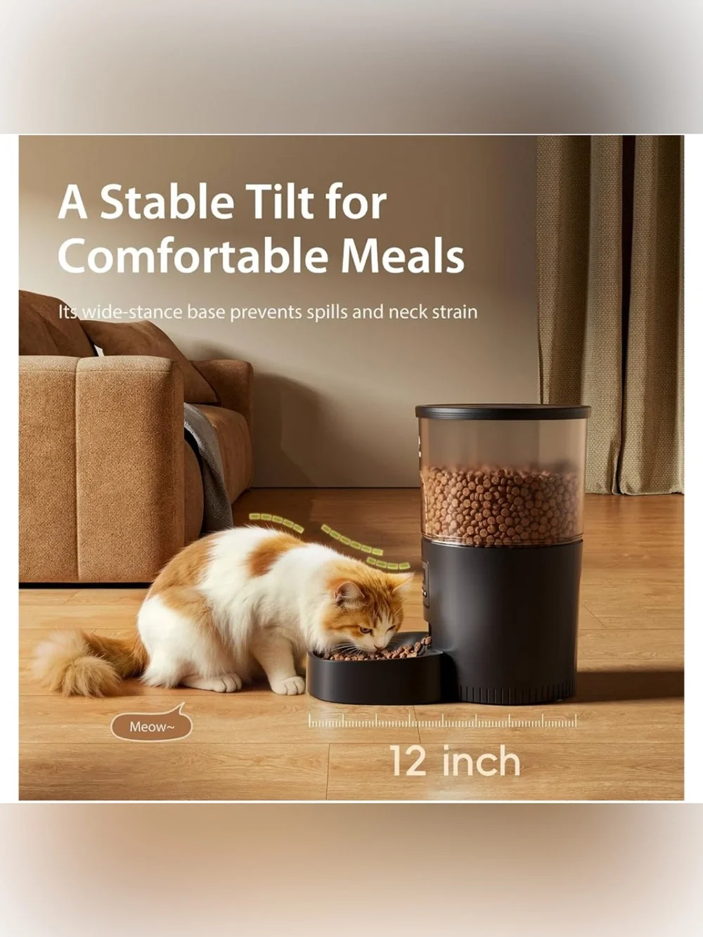 Automatic Dog or Cat Feeders, 3L Timed Cat Dry Food Dispenser, Programmable NEW